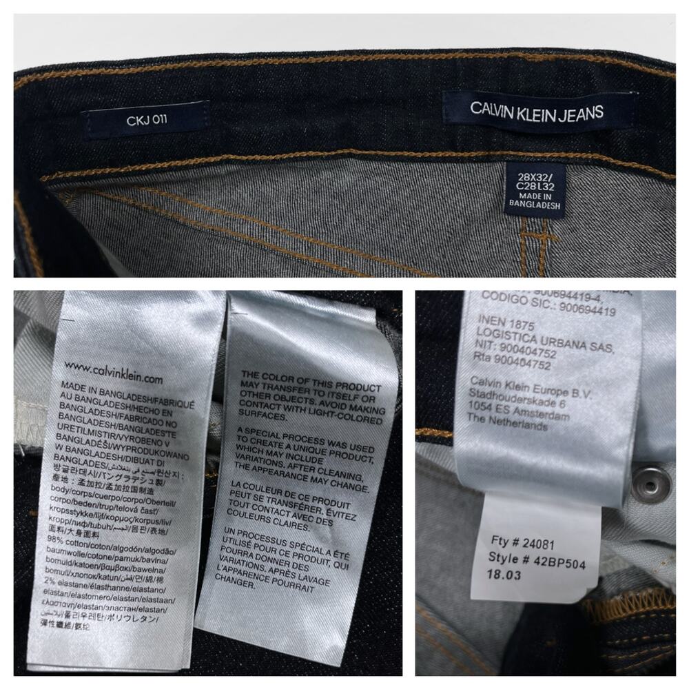 Calvin Klein Jeans Mid Rise Skinny Jeans CKJ 011 - Picture 11 of 16